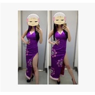 One Piece Empress Boya Hancock Purple Cheongsam cosplay Costume