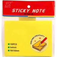 5-Color Luminous Note Paper 100 Sheets GS-18 (3x4inch)