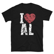 I Love Al State Of Alabama Design Unisex T-Shirt