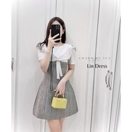 LIN DRESS: Váy Thiết Kế Charm By Tea