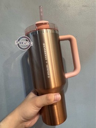 [100% Original] Starbucks 40oz Metallic Pink Stanley Stainless Steel Cold Cup Cold Cup 40oz Quencher