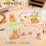 1pcs Kapibala A4 File Bag Student Office Stationery