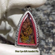 Gold Leklai Pendant 金力泥吊坠 Leklai Amulet 马来西亚力泥 100% Natural Leklai