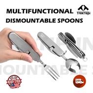 TrekTepi.dapur camping pisau lipat barang camping picnic set camping accessories keychain tools mult
