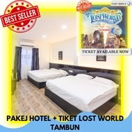 [PAKEJ PROMO] FULL ACCESS LOST WORLD OF TAMBUN TICKET + TAMBUN WARM HOTEL 2D1N