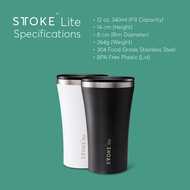 STTOKE Lite Reusable Stainless Steel Cup (12oz) NON-LEAKPROOF VERSION