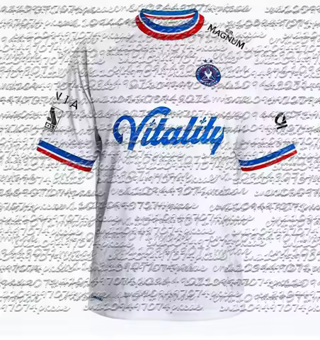 Two Stars Vitality Team 2025 26 CS2 EPL Jerseys ZywOo Fashion Streetwear Uniform Esports Club Round 