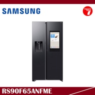[ Delivered by Seller ] SAMSUNG 594L Refrigerator SBS Family Hub Black / Fridge / Freezer / Peti Sej