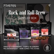 Rock and Roll Brew Arabica Coffee Sampler Box - 7 Tastes Coffee Fruity Coferment Beans