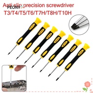 PEONYSG Disassembly Repair Tools, T3/T4/T5/T6/T7H/T8H/T10H With Hole Torx Screwdriver, Professional 