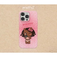 (Made in Korea/Handmade) Gyaru Pink Leopard Print iPhone Case Galaxy Phone Case 17 16 15 14 13 12 11