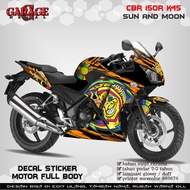 Decal CBR 150R K45 Lokal Full Body Stiker CBR 150R K45 Full Body 2014-2015 Sun & Moon