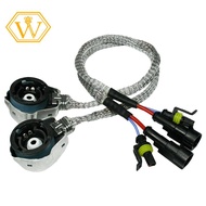2X D2S/D4S Xenon Bulb Adapters Wire Harness Connector Cable Socket