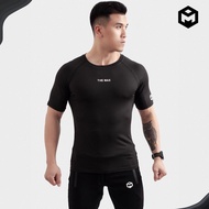 short sleeve Body shirt in silk elastic fabric T22024 G0299