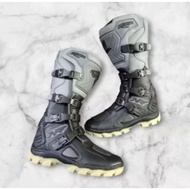 ENDURO MOTOCROSS RACING SHOES TRABASS ADVENTURE NR2 ORIGINAL STRAP 4 PREMIUM BLACK GREY