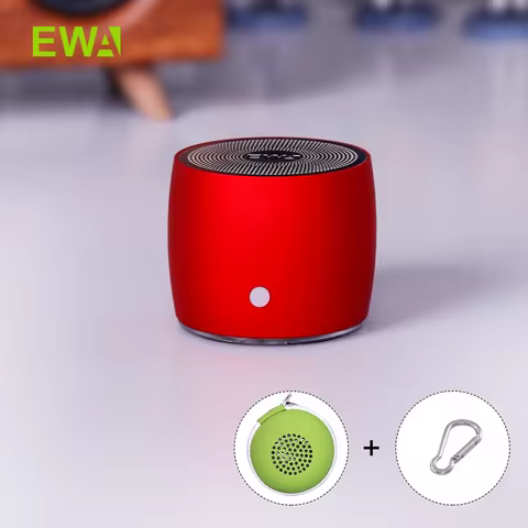 EWA A103 Mini Bluetooth Speakers German Bass Speaker For Outdoor/Indoor Camp/Bicycle /Ravel Metal Bo