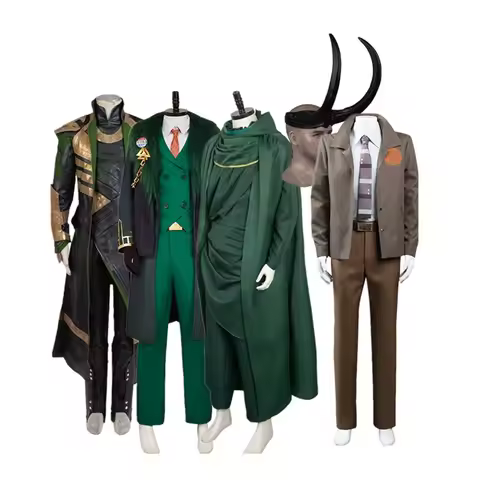 TV Mobius M. Mobius Tie Loki Cosplay Heaband Necktie Costume Adult Men Roleplay Uniform Shirt Coat H