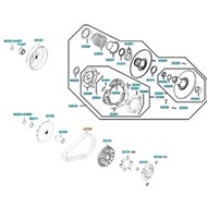 Guangyang Belt DINK250 KHE7 Drive MXU250 300R EGO250