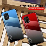 Gradient Glass Case Oppo RealmeC55Realme12C 6 5 5s 5i C21 C21Y C25Y Two-Color Shockproof Soft Edge