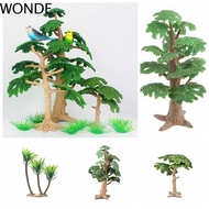 WONDE Simulation Cypress, Cypress Pine Trees Coconut Tree, Gardening Ornament Plastic Vivid Mini Lan