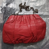 Rabeanco leather chain sling bag