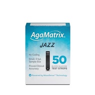 AgaMatrix Jazz Blood Glucose Test Strips, 50 Count Test Strips for Diabetes | Use with AgaMatrix Jaz
