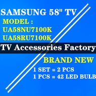 UA58NU7100K UA58RU7100K Samsung 58" LED TV Backlight UA58NU7100 UA58RU7100 JL.E580M2330-408BS