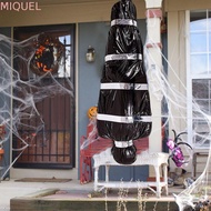 MIQUEL Hanging Corpse, Inflatable Scary Dead Victim Props, Corpse Prop Large Black Fake Corpse Hallo