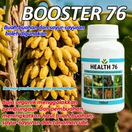 BOOSTER 76 – Menggalakkan pertumbuhan buah, meningkatkan hasil buah, dan mencegah keguguran buah.