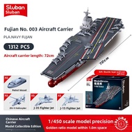 Sluban | Fujian Ship 003 Aircraft Carrier Model Building Toy for Boys