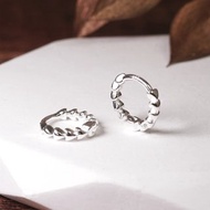 純銀 細語連綿 易扣耳環 925純銀耳環 女生耳環 男生耳環 耳骨耳
