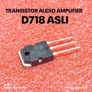 TRANSISTOR 2SD718 D718 D 718 NO SET ORIGINAL KEC