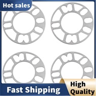 4Pcs Aluminum Wheel Spacers Shims Plate Auto Wheel Spacers 5mm Stud for 4X100 4X114.3 5X100 5X108 5X