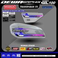 HONDA GL100 Transparent UV Premium Striping MAXDECAL Varied (YT09)