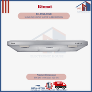 Rinnai RH-S95A-SSVR Slimline Hood Super Sleek Design