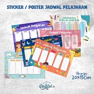 Lesson Schedule POSTER School Timetable/ for School Children