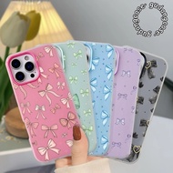 JELLY 2 IN 1 CASE LOVELY BOW FOR iphone 15 16 17 AIR PRO PROMAX LOVELY BOW MOTIF SG10 PROTECTIVE SKI