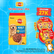 Thức Ăn Cho Chó Lớn PEDIGREE Vị Bò Và Rau Củ - Dinh dưỡng Hoàn Thiện cho một Chú Chó 1+ Tuổi Hạnh Ph
