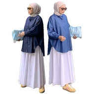 KEMEJA WOMEN'S OVERSIZED SHIRT/EMILY OVERSIZE LD 158 CM