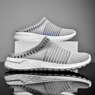 EIFAK Half Shoes for Men Women Half Drag Shoes Size 36-45 Korean Fashion Half Slippers Mules Sport S