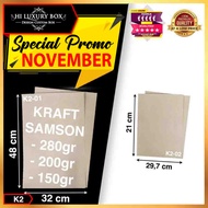 Samson Paper | Cardboard | Brown Paper | Thick thick | Kraft Kraft Kraft | A3+ A4