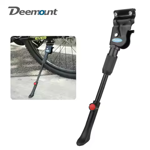 24-29in Bike Kickstand for Frame Down Pipe W/ 2 Preset Holes Install MTB Road Bike Parking Support R