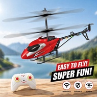Kids Helicopter Infrared Sensor RC Drone Flying Toy Mini Aircraft Obstacle Avoidance Gift