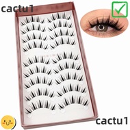 CACTU Eyes Lashes, Natural Long Wispy Strip Manga Lashes, Women's Beauty Anime Soft Fake Lashes Eye 