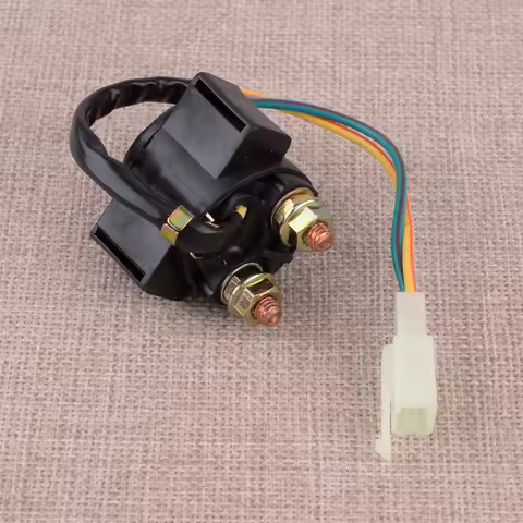 Starter Relay Solenoid Motorcycle Fit for Hyosung GT125R GT250 GT250R GT650 GT650S GT650R GV650 Blac