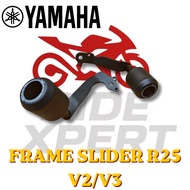 Frame Slider Yamaha R25 V2 V3 Plug and Play Black R25 250 Accessories Radiator Cover Exhaust Engine 