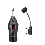 Violin Microphone Wireless UHF Gooseneck Pick Up Instrument Clip-on Mic Receiver and Transmitter for Violin