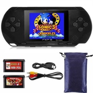 16 Bit Retro PXP3 Slim Station Video Games Player Handheld Game Console 2pcs Game Card built-in 150 