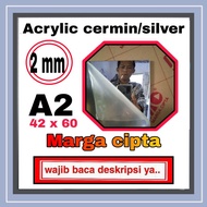 ACRYLIC MIRROR SILVER A2/ Acrylic mirror silver sheet A2 acrylic sheet mirror