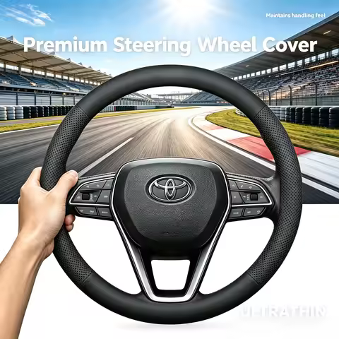 15 Inch Steering Wheel Cover All Seasons For Toyota Corolla Camry RAV4 Yaris Cross C-HR Tacoma Sienn
